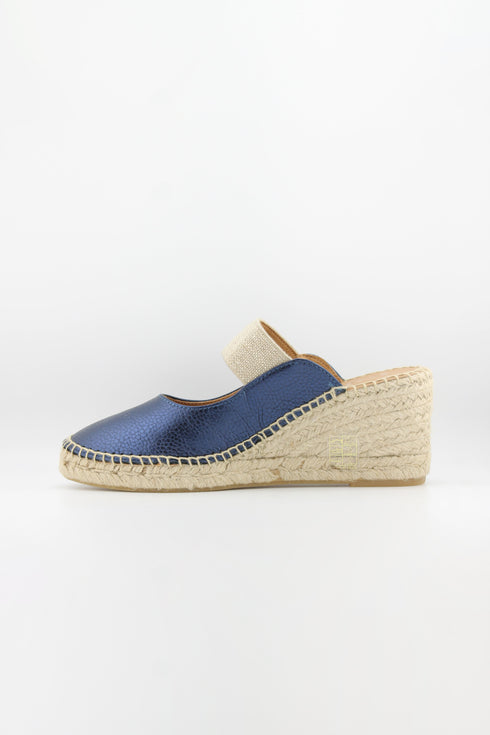 Jutelia Espadrille Wedge Mule Sandals