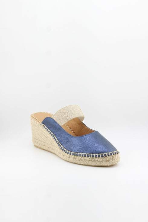 Jutelia Espadrille Wedge Mule Sandals