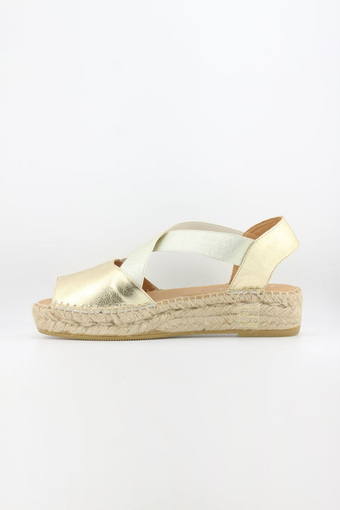Jutelia Crisscross Espadrille Platform Sandals