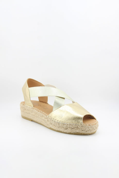 Jutelia Crisscross Espadrille Platform Sandals