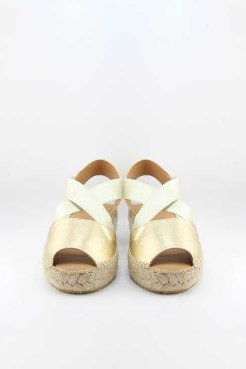 Jutelia Crisscross Espadrille Platform Sandals