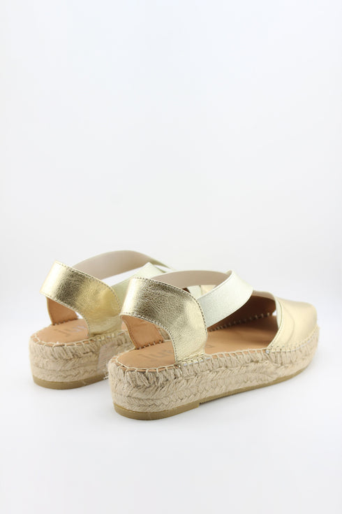 Jutelia Crisscross Espadrille Platform Sandals