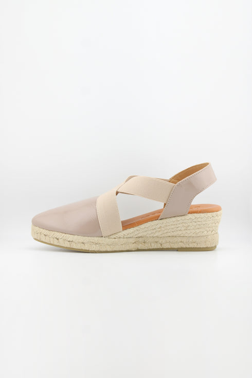 Jutelia Cross Strap Espadrille Wedge Sandals