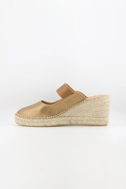 Jutelia Espadrille Wedge Mule Sandals
