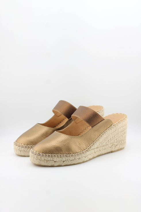 Jutelia Espadrille Wedge Mule Sandals
