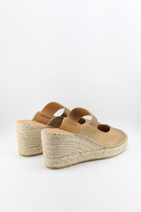 Jutelia Espadrille Wedge Mule Sandals