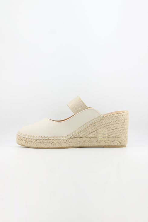 Jutelia Espadrille Wedge Mule Sandals