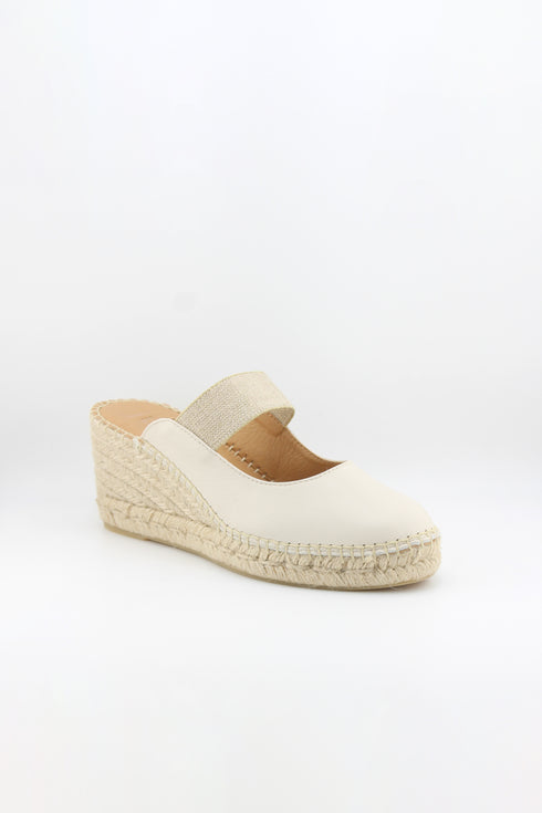 Jutelia Espadrille Wedge Mule Sandals
