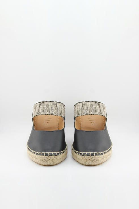Jutelia Espadrille Wedge Mule Sandals
