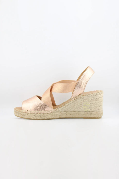 Jutelia Crisscross Strap Espadrille Wedge Sandals