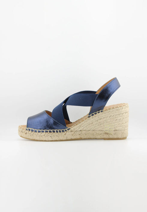 Jutelia Crisscross Strap Espadrille Wedge Sandals