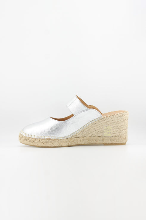 Jutelia Espadrille Wedge Mule Sandals