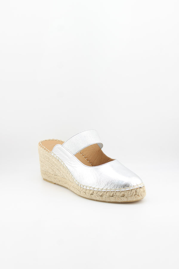 Jutelia Espadrille Wedge Mule Sandals