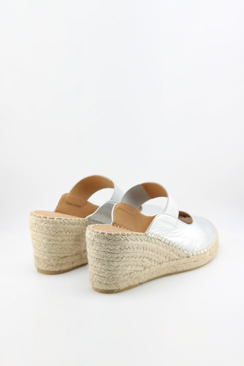 Jutelia Espadrille Wedge Mule Sandals