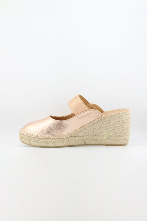 Jutelia Espadrille Wedge Mule Sandals