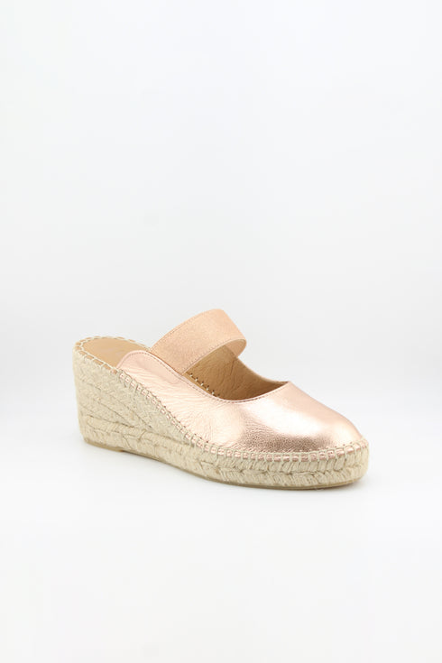 Jutelia Espadrille Wedge Mule Sandals