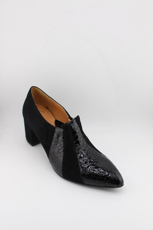 DFC Relax Block Heel Textured Ankle Boot