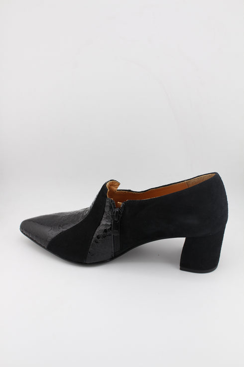 DFC Relax Block Heel Textured Ankle Boot