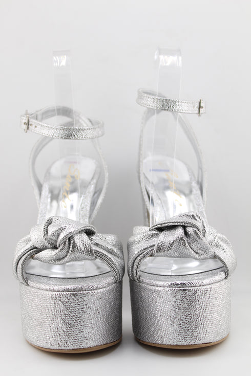 Sante Knotted Platform Heeled Sandals