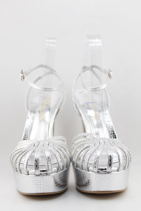 Sante Strappy High Heel Platform Sandals