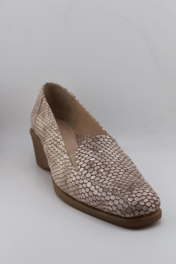 DFC Relax Perforated Wedge Heel Slip-On Pumps