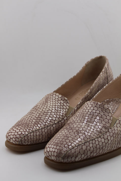 DFC Relax Perforated Wedge Heel Slip-On Pumps