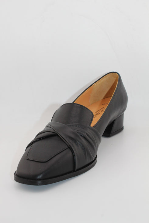 DFC Relax Wedge Loafers with Accent Strap