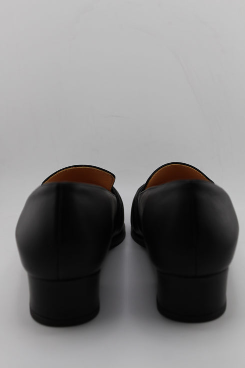 DFC Relax Wedge Loafers with Accent Strap