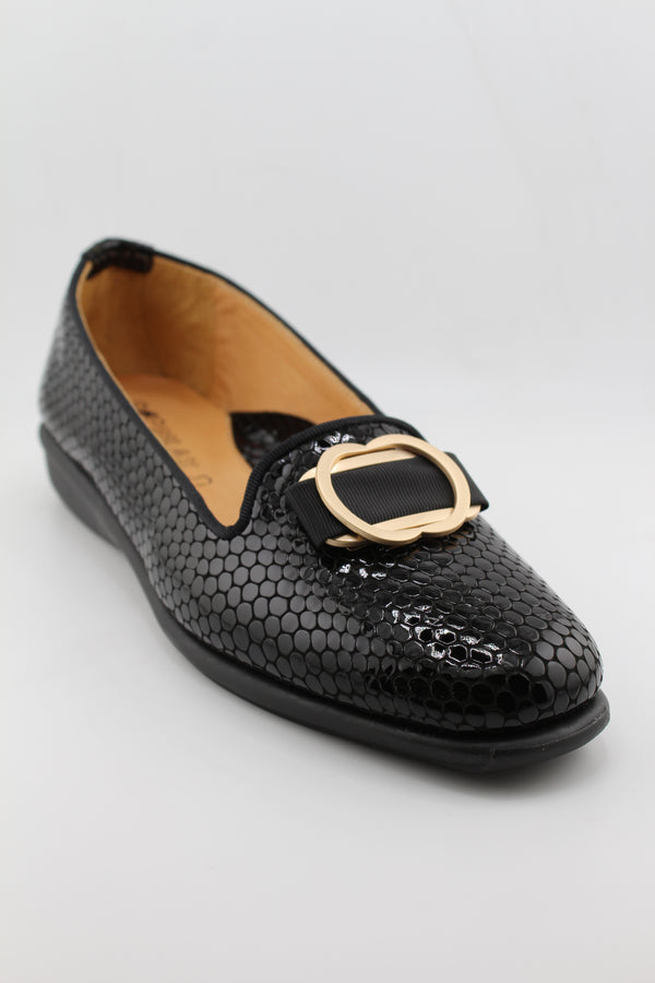DFC Relax Perforated Leather Loafer with Buckle