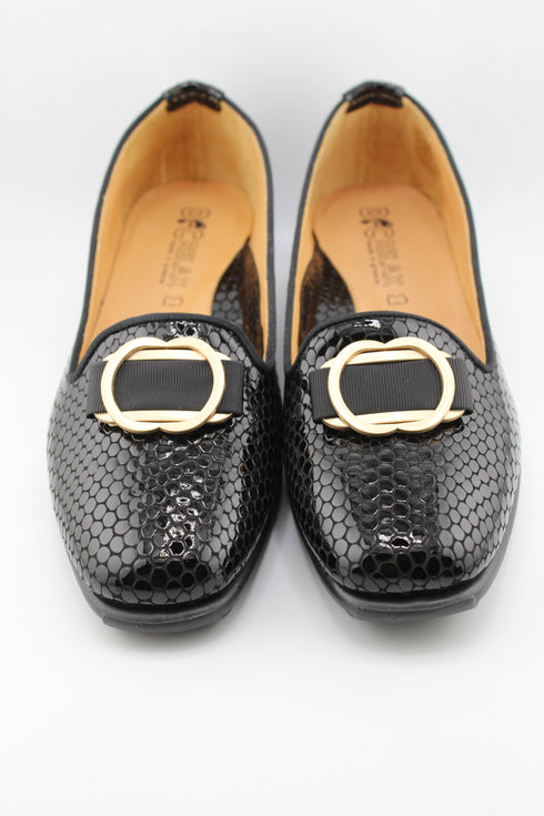 DFC Relax Perforated Leather Loafer with Buckle