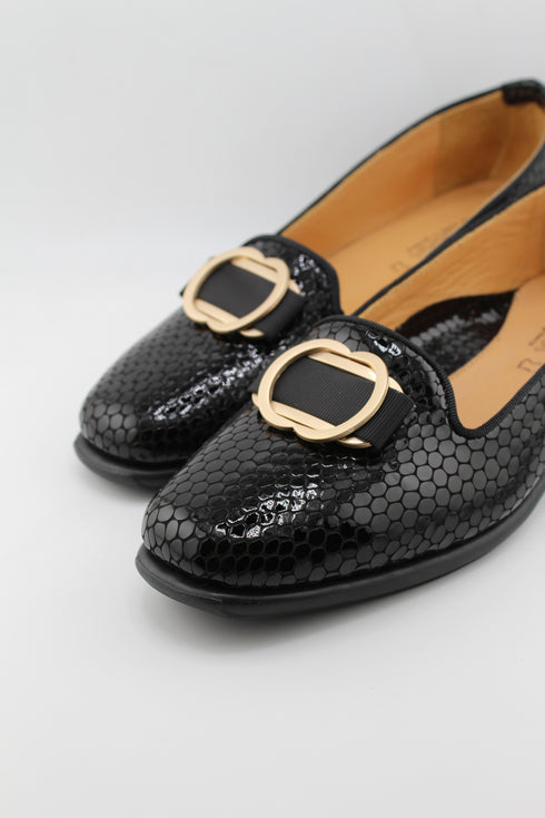 DFC Relax Perforated Leather Loafer with Buckle