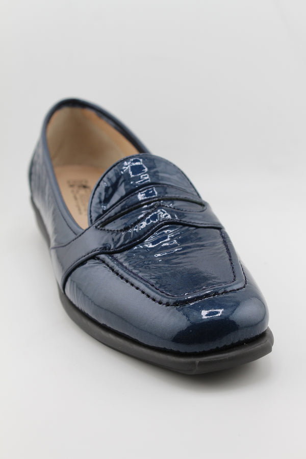 DFC Relax Sleek Leather Wedge Heel Shoes