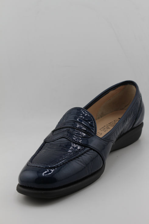 DFC Relax Sleek Leather Wedge Heel Shoes