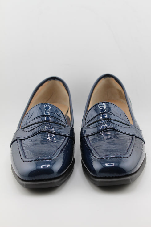 DFC Relax Sleek Leather Wedge Heel Shoes