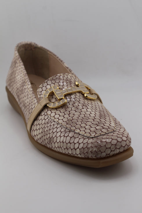 DFC Relax Textured Wedge Slip-On with Buckle