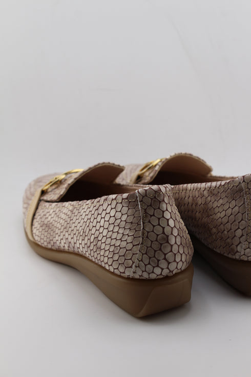 DFC Relax Textured Wedge Slip-On with Buckle