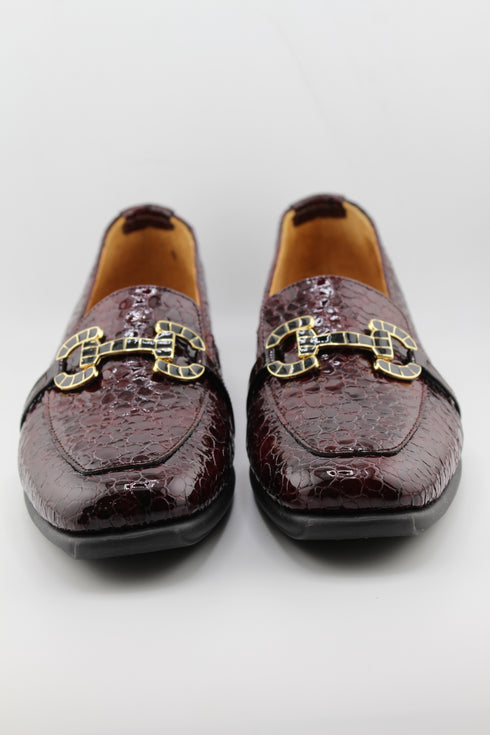 DFC Relax Textured Wedge Slip-On with Buckle