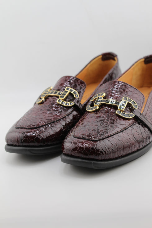 DFC Relax Textured Wedge Slip-On with Buckle