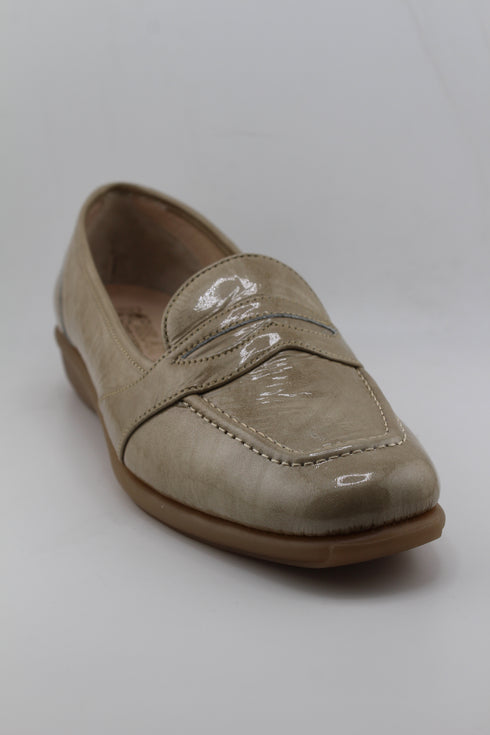 DFC Relax Sleek Leather Wedge Heel Shoes