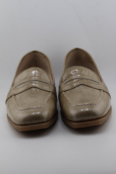 DFC Relax Sleek Leather Wedge Heel Shoes