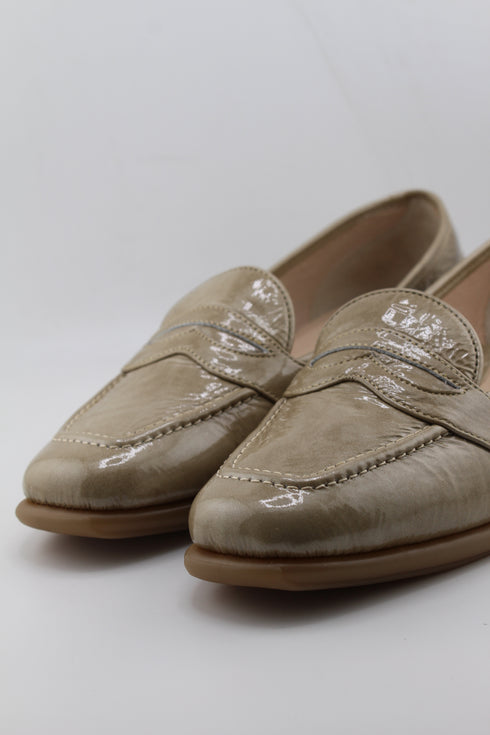 DFC Relax Sleek Leather Wedge Heel Shoes