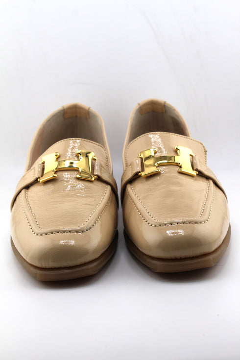 DFC Relax Patent Leather Loafers with Buckle