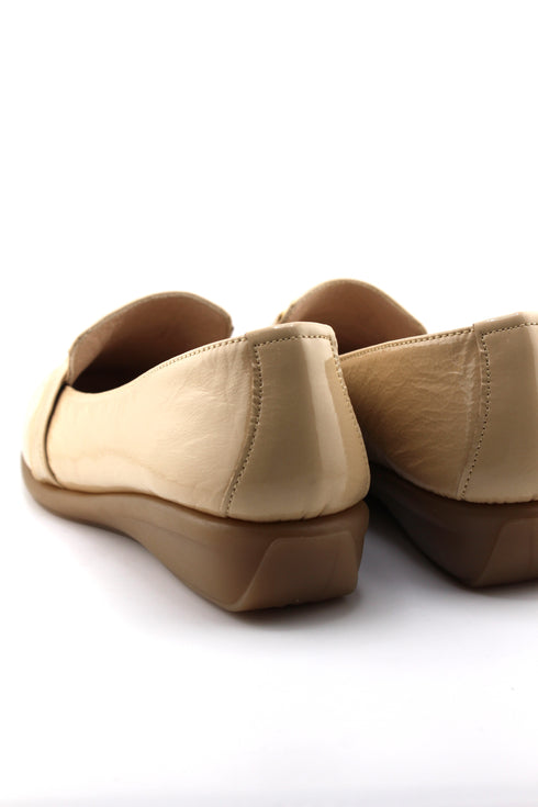 DFC Relax Patent Leather Loafers with Buckle