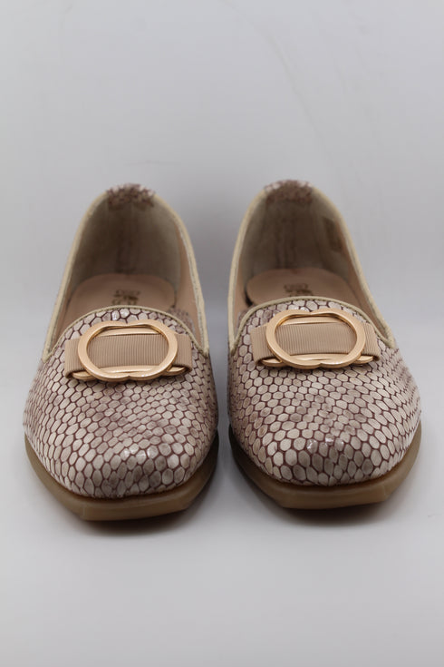 DFC Relax Perforated Leather Loafer with Buckle
