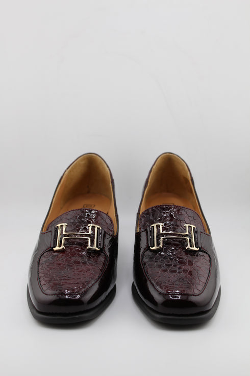 DFC Relax Chain Detail Block Heel Loafers