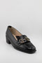 DFC Relax Patent Leather Block Heel Loafers