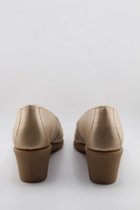 DFC Relax Leather Wedge Loafer Shoes