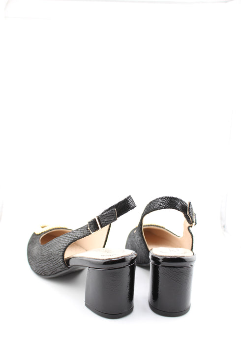DFC Relax Slingback Buckle Block Heel Sandal