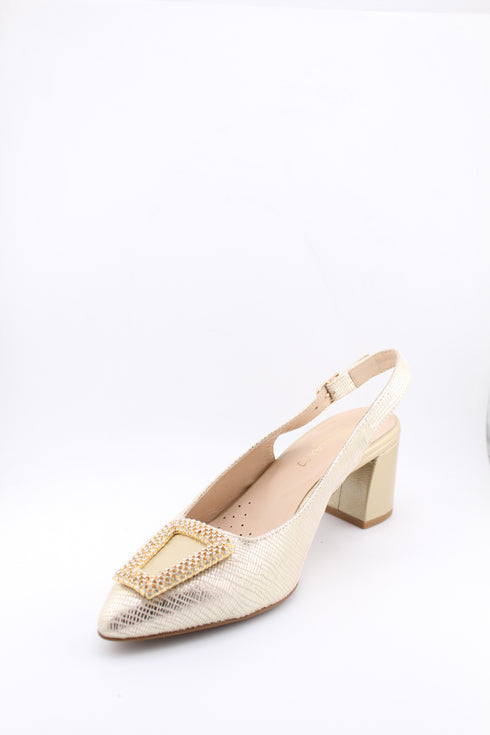 DFC Relax Slingback Buckle Block Heel Sandal