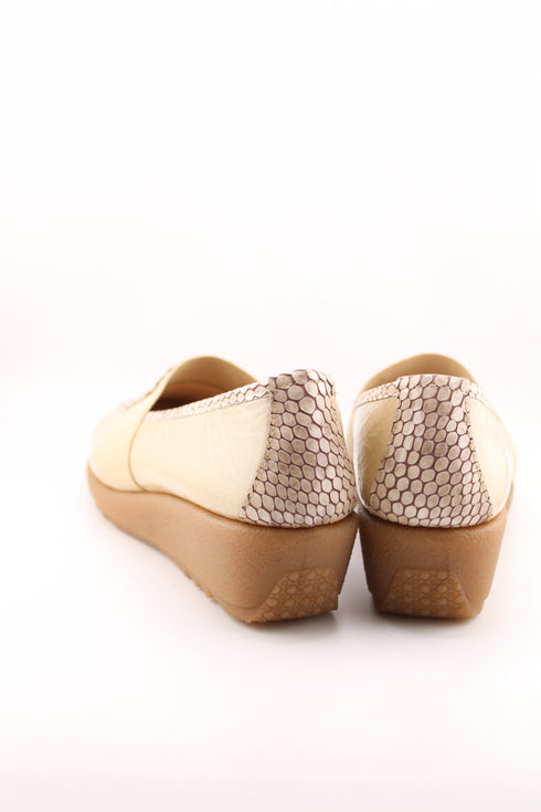 DFC Relax Wedge Heel Slip-On Loafers